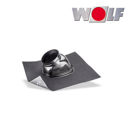 Wolf CWL Universaldachpfanne 25° bis 45°, DN125, DN160, schwarz