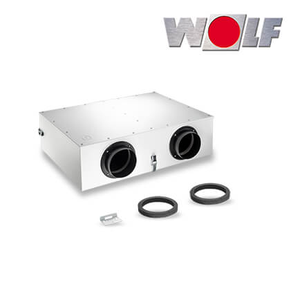 Wolf CWL Schalldämpfer, für Zu- und Abluft, DN125, Länge 482mm