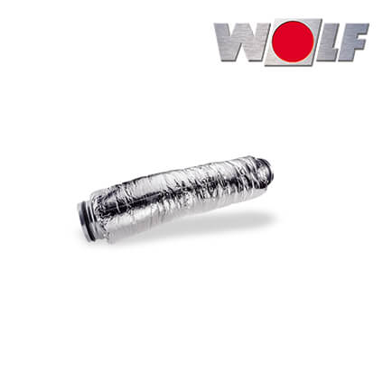 Wolf flexibler Schalldämpfer, für Zu- oder Abluft, DN180, 1000mm, 50mm Dämmung