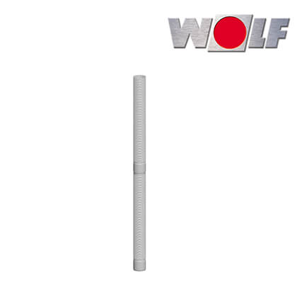 Wolf Abgasrohr DN80 für Abgasleitung flexibel, Länge 8,0 m