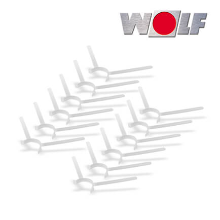 Wolf Abstandshalter DN110, 1 Satz = 6 Stück, Kunststoff