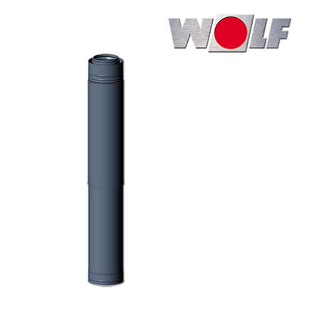 Wolf Ausgleichsstück DN110/160, Länge 590mm – 1000mm, Mehrfachbelegung Fassade