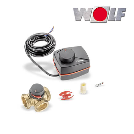 Wolf Dreiwege-Umschaltventil DN32, 24 V, komplett, für Wärmepumpen