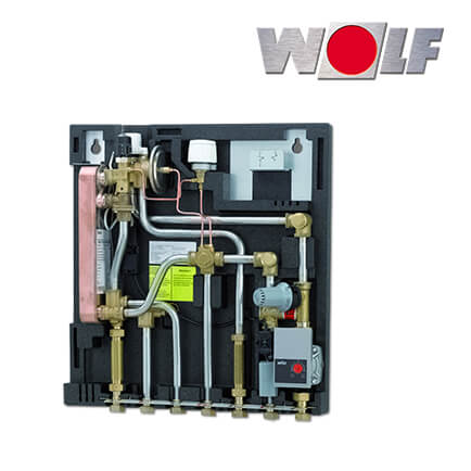Wolf CAT-LT-ULTRA 52 Wohnungsstation 10 – 15kW, 52 / 18,4 kW /l/min, Dämmhaube