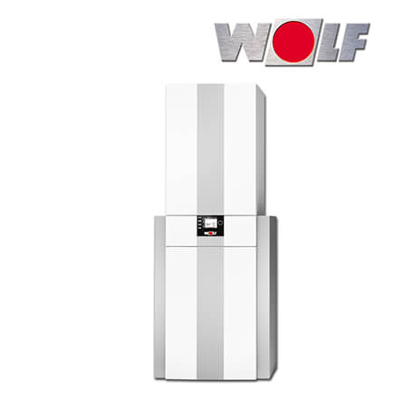 Wolf CGS-2-20/150R 20kW Gas-Brennwert-Zentrale, Gastherme mit Rohrwendelspeicher