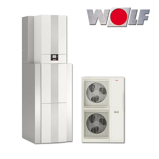 Wolf CHC-Split 10/200-35, Wärmepumpencenter, Luft/Wasser-Wärmepumpe