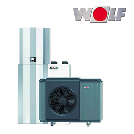 Wolf CHT-Monoblock 10/200-35, Haustechnikzentrale, Luft/Wasser-Wärmepumpe