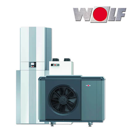 Wolf CHT-Monoblock 10/300, Haustechnikzentrale, Luft/Wasser-Wärmepumpe