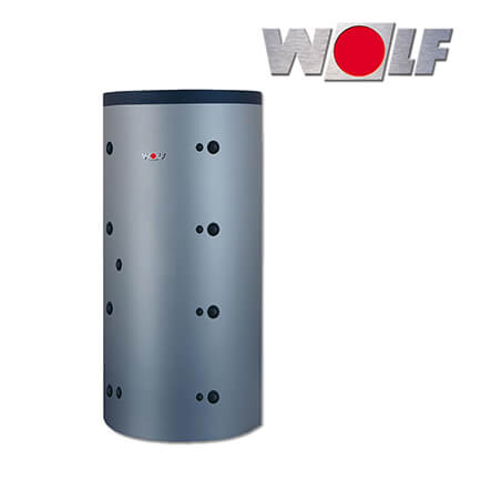 Wolf Puffer, Pufferspeicher SPU-2-W mit Wärmedämmung, 1500 Liter