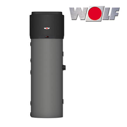 Wolf SWP-260 Paket, Warmwasser Wärmepumpe mit integrierter Regelung